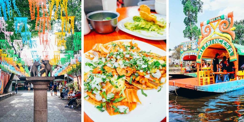 Colorful boats drifting down scenic canals. Enormous Pyramids built by an ancient civilization. Bustling markets filled with handmade treasures. Mexico City is a sprawling wonderland filled with both old and new, hidden spots, and with a cultural identity uniquely its own. And on this 5-day Mexico City Itinerary, you will get a taste (literally) of what it has to offer!